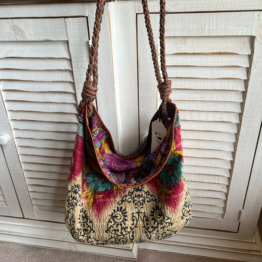 NWT Will Leather Goods Kaintha reversible shoulder bag